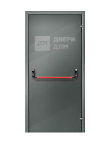 Глухая однопольная противопожарная дверь ДПМ-01 EI-15 дымогазонепроницаемая